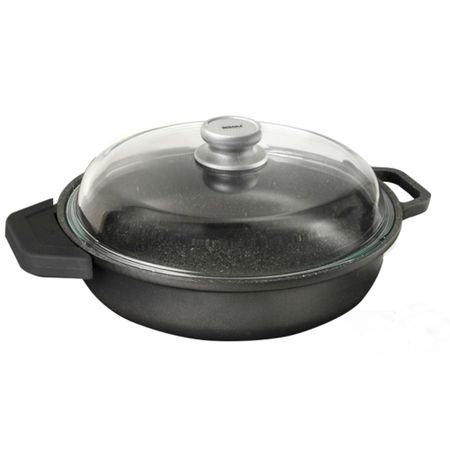 Сотейник c крышкой Risoli Granito Induction 28 см силиконовые крышки для бутылок