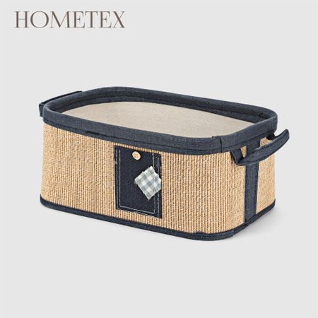 Бамбуковая корзина для хранения Hometex 32х22х14 см rayuan бамбуковая дорожка для стола