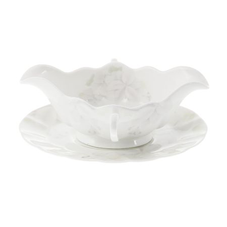 Соусник с подставкой Hatori Магнолия грэй 450 мл