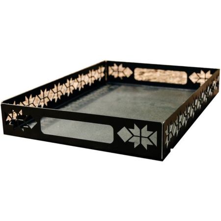 Поднос Gala прямоугольный чёрный 28,4х19,7х4 см