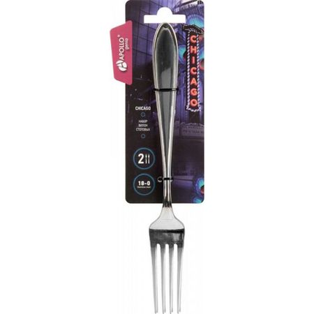 Набор вилок столовых Apollo Genio Chicago 2 шт медные винты chicago 5 100 мм