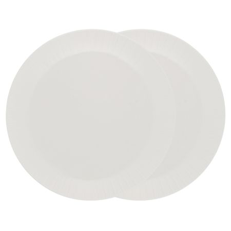 Набор тарелок обеденных Gipfel Elegia 26 см 2шт белый