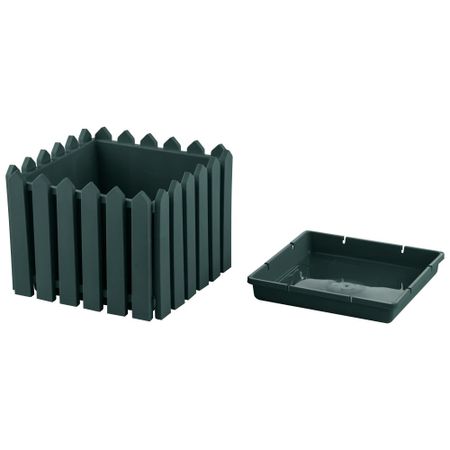 Кашпо квадратное Ola Dom Лардо темно-зеленый d28.4 см тейп кинезио адгезивный восстанавливающий нестерильный темно зеленый pro kinexib 5м х 5см