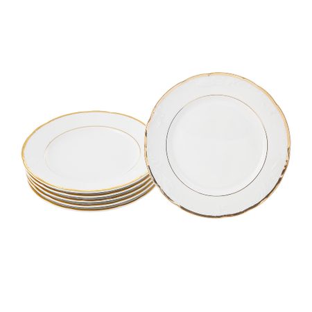 Набор тарелок десертных Thun Белоснежный тюльпан 19 см 6 шт