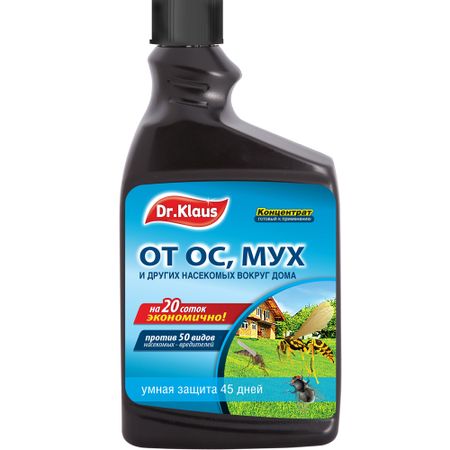 Средство Dr.Klaus от ос, мух и других летающих, запасной флакон 1 л