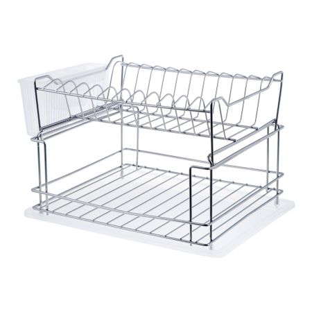 Сушилка для посуды настольная Ridder KB010 2 яруса с поддоном сушилка для посуды 2 х ур 500мм с поддоном нержавеющая