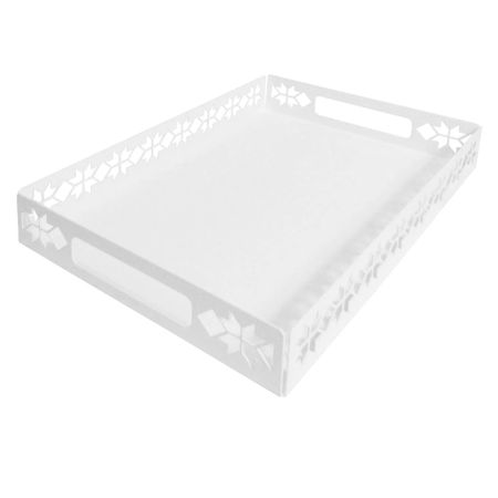 Поднос Gala прямоугольный белый 28,4х19,7х4 см