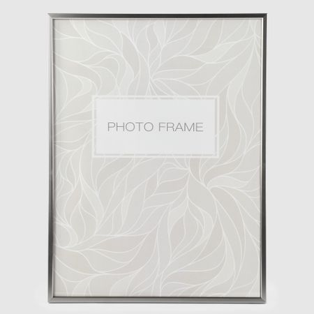 Фоторамка Intco серебристая алюминий 30х40 см ная акриловая фоторамка