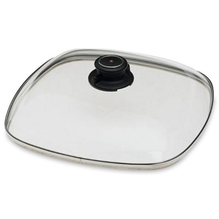 Крышка AMT Gastroguss из жаропрочного стекла, квадратная 28х28 см
