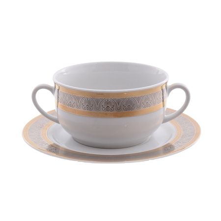 Пара для супа Thun 1794 Opal 350 мл платина