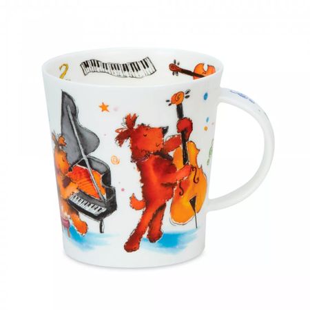 Кружка Dunoon Собаки музыканты.Ломонд 320 мл миниатюрная медная статуя собаки