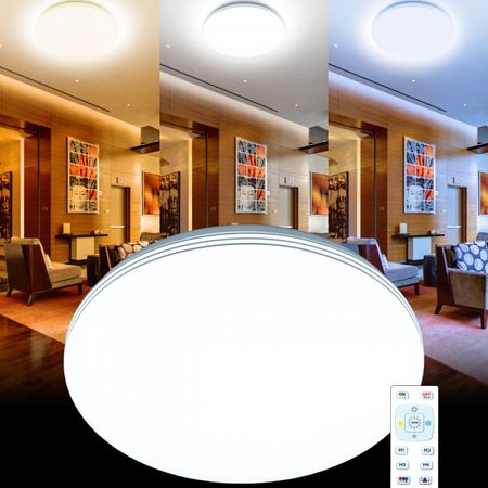 Светильник потолочный Citilux CL714330G Симпла LED RGB с пультом