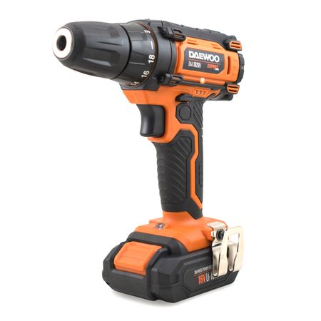 Дрель-шуруповерт DAEWOO DAA 1620LI бесключевой патрон для dremel 0 3 3 2 мм