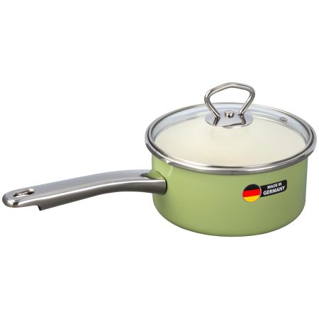 Ковш с крышкой Maisingers d16/h8.2см 1.4л зеленый ковш с крышкой hitt flammkuchen ной для индукционных плит 1 9 л