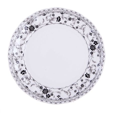 Набор тарелок Hatori Дэйзи блэк 18 см 6 шт
