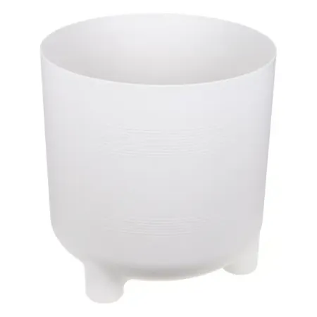Кашпо для цветов Idea Шэнк ø36 h36.6 см v29 л пластик с автополивом на ножках белый