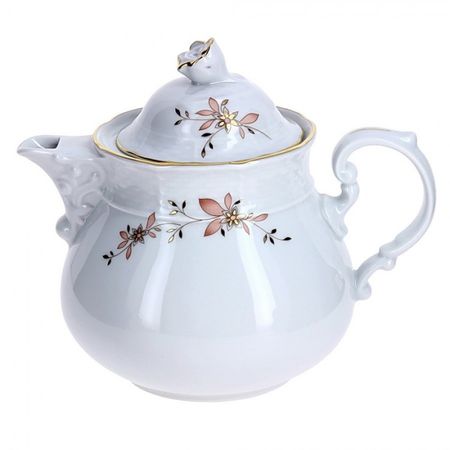 Чайник Thun 1794 Menuet Золотые ветки, отводка золото 1200 мл искусственные литые ветки ели для новогоднего декора арт 1200 литые ветки pe хвойные ветки