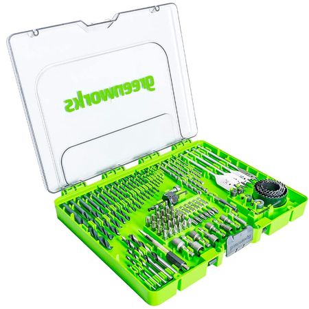 Набор сверл Greenworks 2944607 спиральные кулоны из пвх moonbiffy