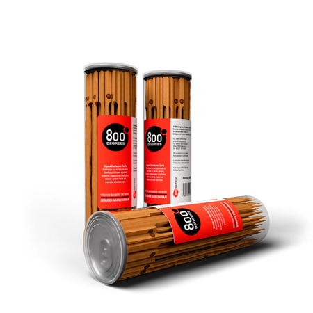 Шпажки бамбуковые длинные 800 Degrees Bamboo Skewers, 130 шт одноразовые бамбуковые шпажки moonbiffy 100 шт