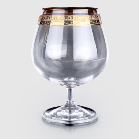 Набор бокалов для коньяка Tirschenreuth Netring голд ринг 400 мл 6 шт