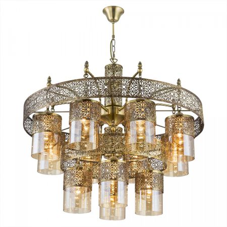 Люстра Citilux Эмир CL467193 бронзовая винтажный бронзовый металлический крючок