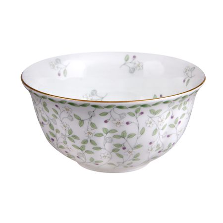 Набор салатников Hatori Джулия грин 12 см 3 шт золотая отводка