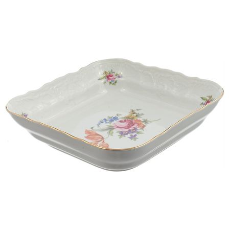 Салатник Concordia Мейсенский букет 25 см квадратный салатник concordia мейсенский букет 25 см круглый
