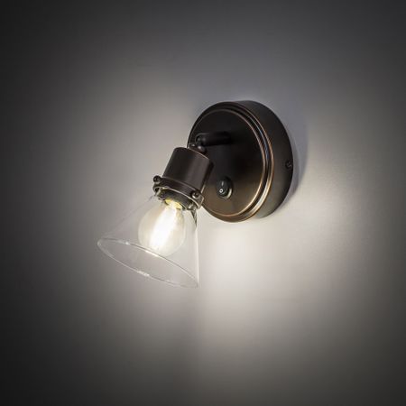 Спот с выключателем Citilux Бисмарк венге CL564511