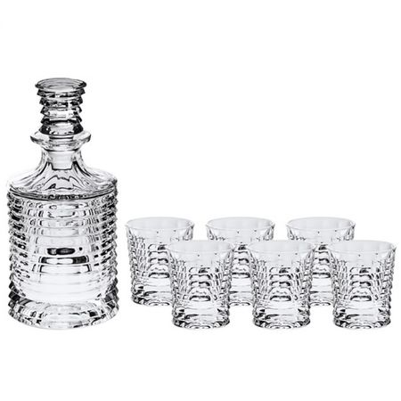 Набор для виски Crystal bohemia as штоф 700мл+6 стаканов 300 (990/99999/9/47600/792-709)