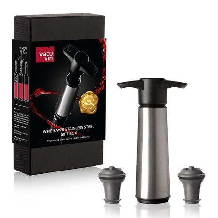 Насос вакуумный Vacu Vin 6492616 с 2 винными пробками мини диафрагменный вакуумный насос 4 5 6 12 24в