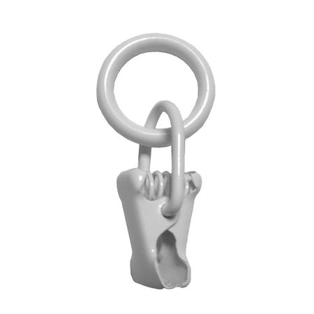 Кольца с зажимом Арт-декор D10 10 шт белый деревянные планшеты с зажимом a4 и a5