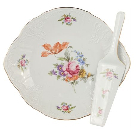 Тарелка Concordia Мейсенский букет 27 см салатник concordia мейсенский букет 25 см круглый