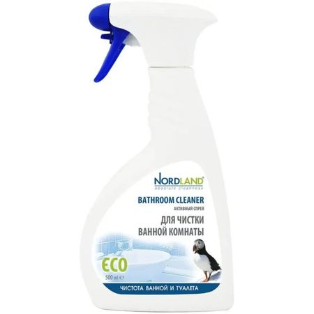 Средство Nordland для чистки ванн и ванных комнат 500 мл средство чистящее nordland для акриловых ванн и душевых кабин 500мл