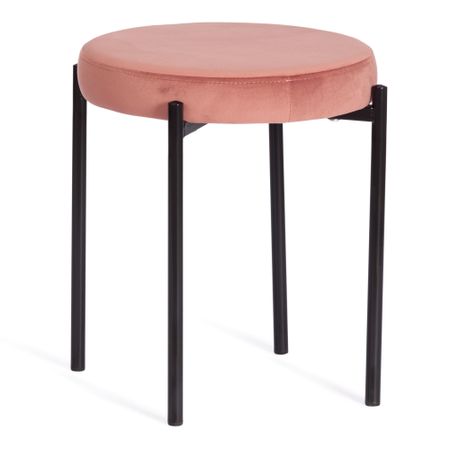 Табурет ТС Revo коралловый с черными ножками 44х44х47 см ошейники шлейки rogz ошейник fancy dress коралловый остров юар m