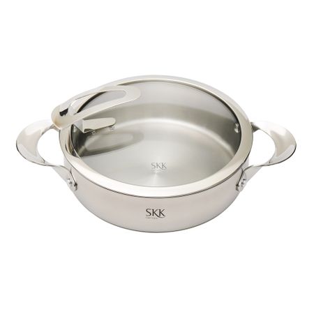 Кастрюля SKK Stainless Steel 3,2 л вилки для десерта stainless steel 5 1 inch