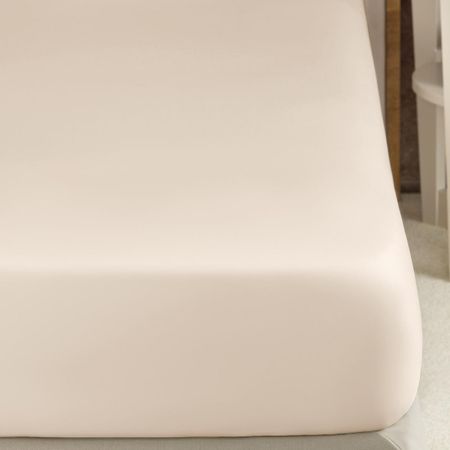 Простыня на резинке Togas Сенса экрю 160х200+30 см