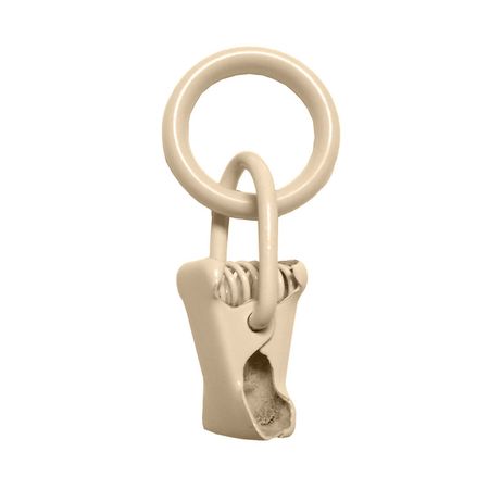 Кольца с зажимом Арт-декор D10 10 шт бежевый деревянные планшеты с зажимом a4 и a5