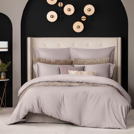 Комплект постельного белья Togas Сенса темно-розовый Двуспальный евро комплект постельного белья из шелка розовый 4 шт