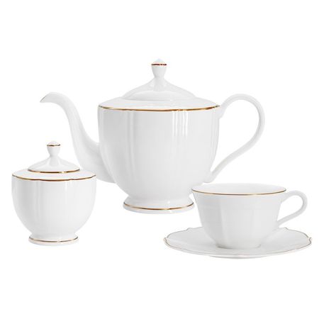 Сервиз чайный Anna Lafarg Лотос 14 предметов 6 персон