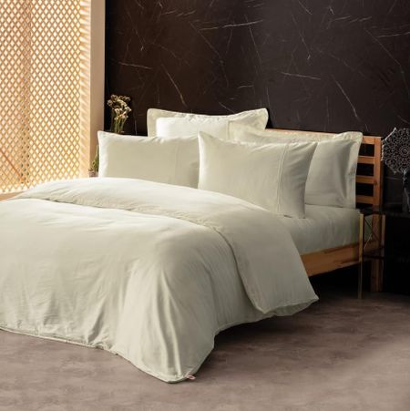 Комплект постельного белья  Cotton Box silky satin Двуспальный 8680108070437 комплект из 10 шт соединителей для микро распылителей talk satisfied