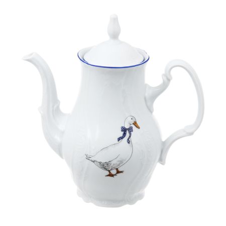 Кофейник 1200мл  Bernadotte декор гуси