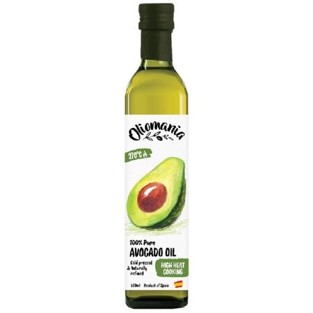 Масло авокадо Oliomania рафинированное банка стеклянная 500 мл масло подсолнечное донская кухня рафинированное 0 9 л