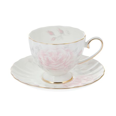 Набор чайный Hatori Шиповник золотая лента 220 мл 12 предметов 6 персон чашек кофейных hatori грин 150 мл 6 персон 12 предметов