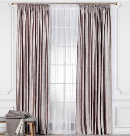 Шторы Daily by T Октавиа нежно-розовые 220х270 см 2 предмета шторы тюль aifish розовые