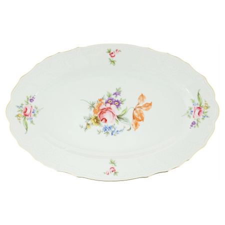Блюдо Concordia Мейсенский букет 36 см салатник concordia мейсенский букет 25 см круглый