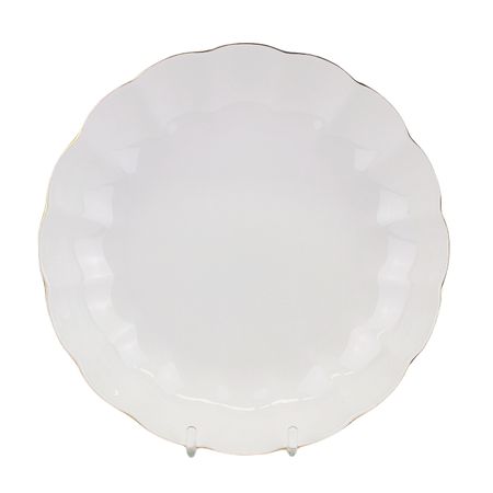 Блюдо Hatori Магнолия декор золотая лента 32 см