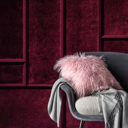 Подушка декоративная Togas Нордик розовая 40x40 см