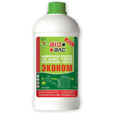 Средство для дачных туалетов и септиков Биобак BB-V600 средство roetech для обслуживания дачных туалетов и септиков 75г