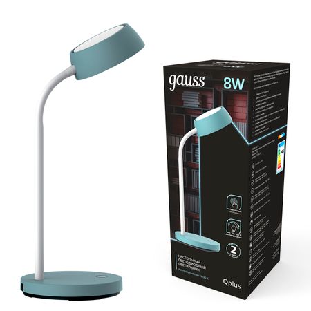 Светильник настольный Gauss GT6023 бирюзовый диммируемый