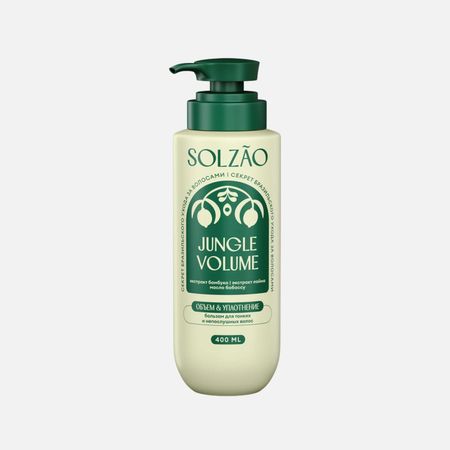 Бальзам Solzao Объём и уплотнение 400 мл бальзам alerana pharma формула экстремального питания 260мл